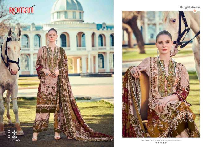 Romani Mahira Vol 8 Dress materials manufacturer in India - wholesale export